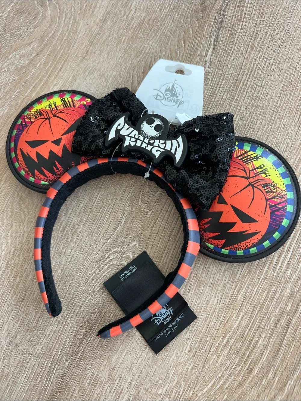 Disney The Nightmare Before Christmas Pumpkin Ears Headband